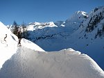 Da Carona al Lago di Fregabolgia con tanta neve sul tracciato di ciaspolatori mattinieri il 10 gennaio 09 - FOTOGALLERY